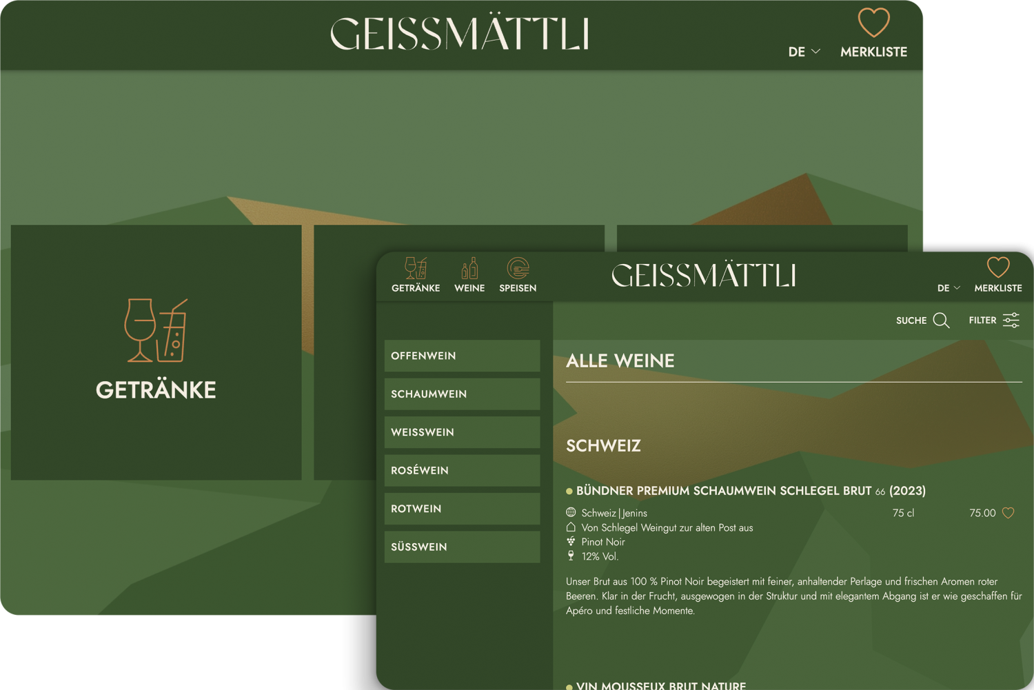 Restaurant Geissmättli à Lucerne